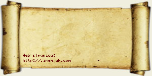 Nina Dakić vizit kartica